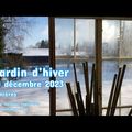 Les mois d’hiver - Jardin, neige, crissements, un peu de soleil dans l’eau froide 