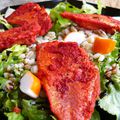 Salade de rougets tandoori