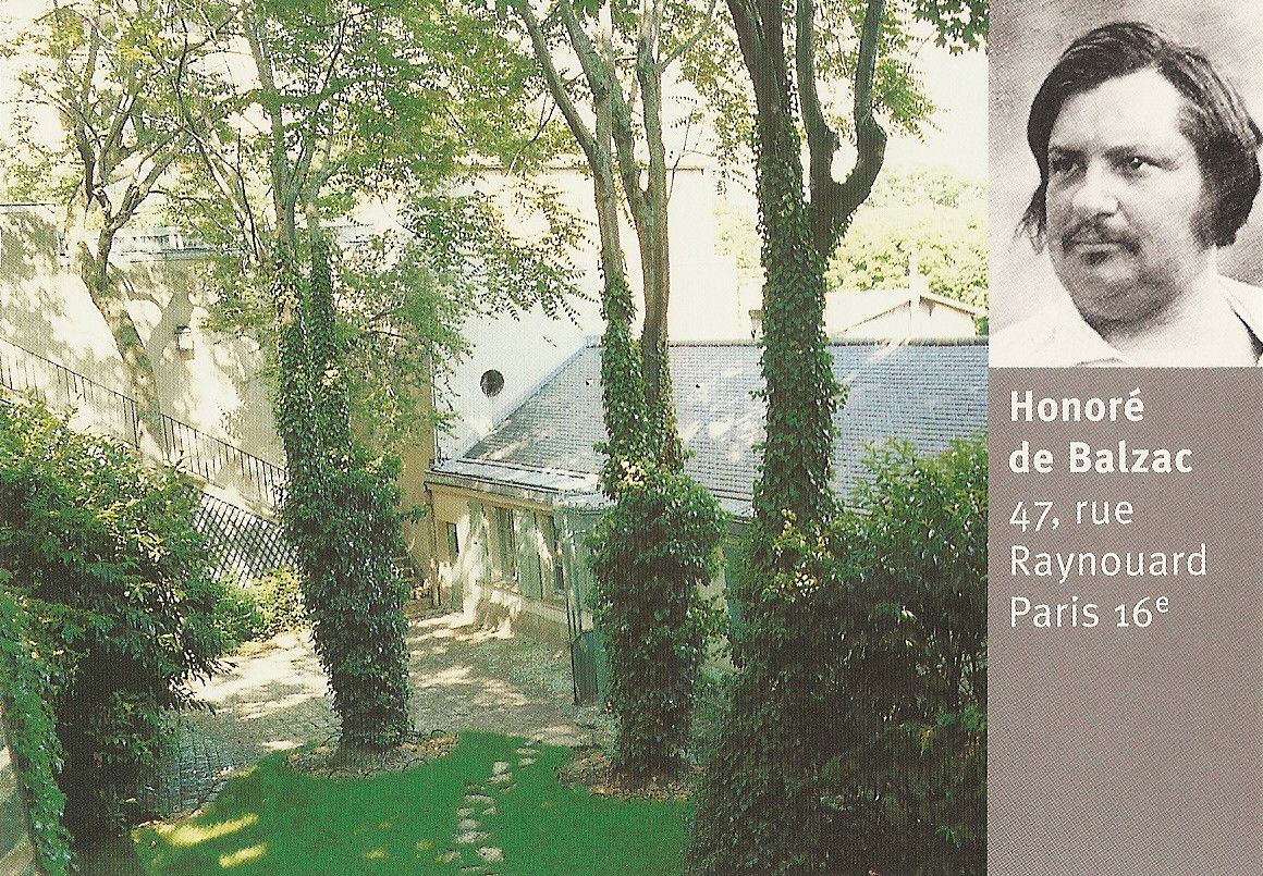 Paris, carte postale, Balzac (75)