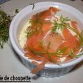 OEUF COCOTTE ANETH ET SAUMON FUME