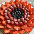 Tarte aux fruits rouges