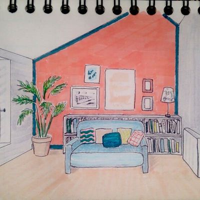 Une bibliothèque pour le salon 