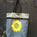 Variation autour d'un cabas # Sunflower Totebag