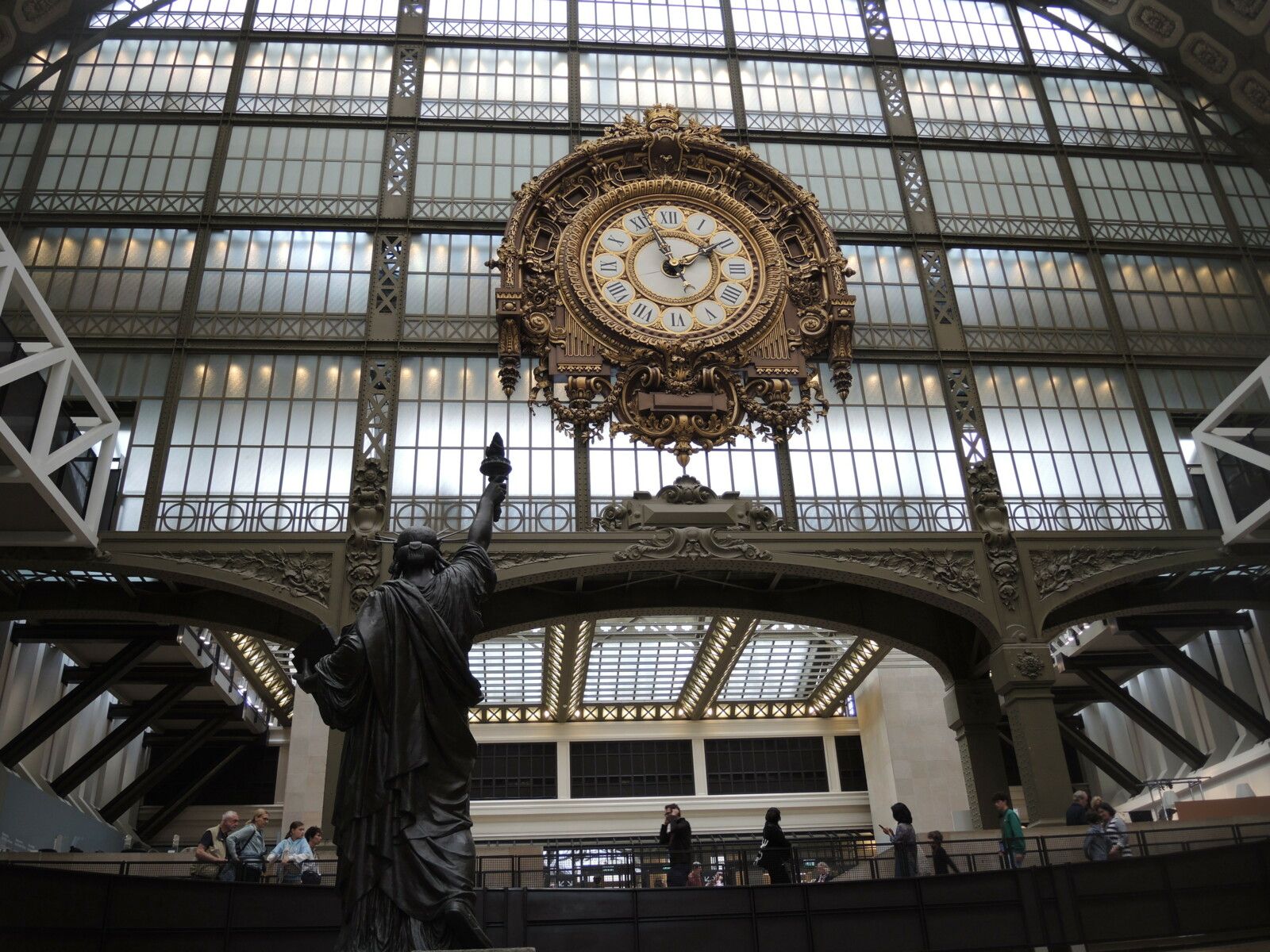 Paris, musée d'Orsay, hall d'entrée, horloge (75)