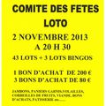 Loto à Lugon samedi 2 novembre à 20h30 !