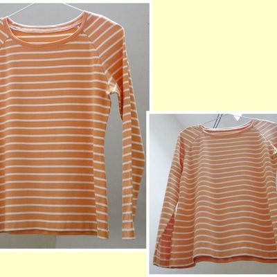 Un tee-shirt abricot