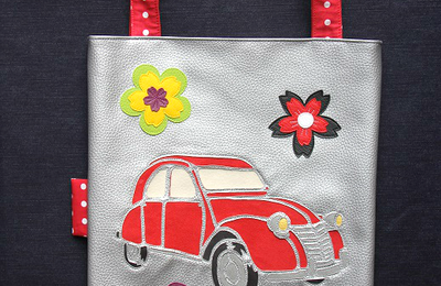 Tote bag "Flower power"