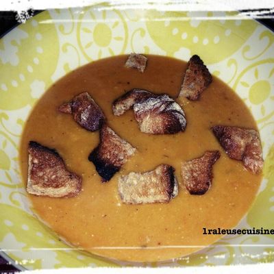 soupe de lentilles corail