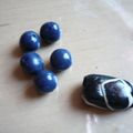 des perles bleue 