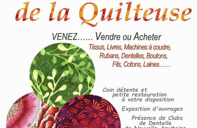 Les puces de la Quilteuse de Léognan