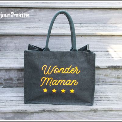 Sac cabas, totebag ou carnet avec la technique du flocage