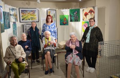 Visite de l'Exposition Peinture par nos ainés