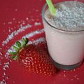 Smoothie fraise coco