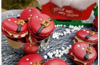 Macarons Père Noël