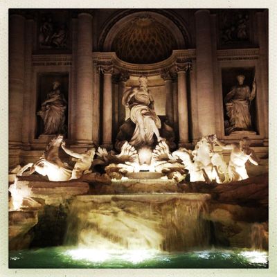 Fontana di trevi, Roma, Décembre 2017