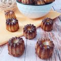 Cannelés au saumon et noix 