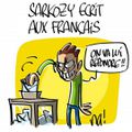 Nicolas Sarkozy écrit aux Français