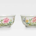 A pair of famille rose bowls, Yongzheng six-character mark and of the period (1723-1735)