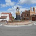 Rond-point à Courcelles-Lès-Lens
