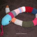 les animaux au tricot : le serpent à la mitaine
