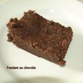 Fondant chocolat