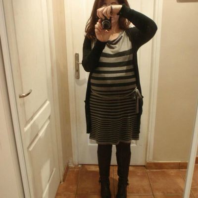 l'histoire de la robe en maille ...1 an après ! 