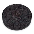 A large black tixi lacquer circular box and cover, Ming dynasty (1368-1644)