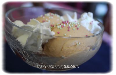 Glace abricot