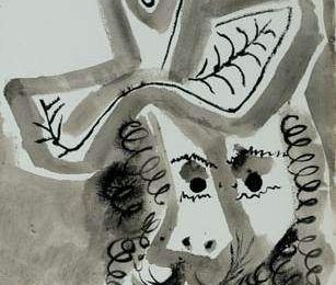 Pablo PICASSO (Malaga 1881 - Mougins 1973). « PORTRAIT D'HOMME » OU « MOUSQUETAIRE », 1972