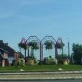 Rond-point à Tamines (Belgique)