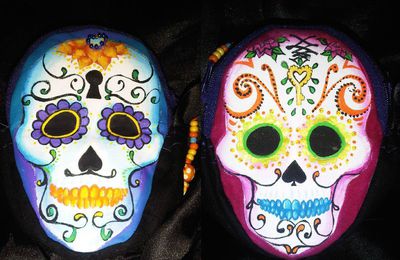 Mexican sugar skull (Candy bag)