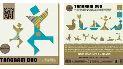 Jeu Tangram Duo polychrome
