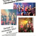 L'Orchestre Christian Kubiak à Hautrage le samedi 11 novembre 2017 à 20h.