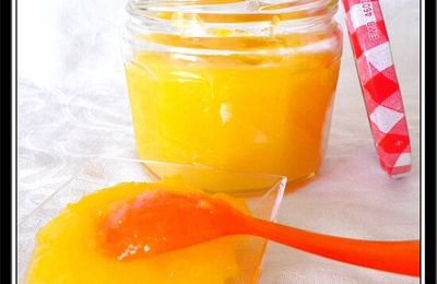 Lemon curd sans beurre au micro onde...