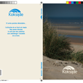 Projet de fin d'étude: thème "l'eau" => Ville de Koksijde, couvertures de livret contenant des cartes postales de Koksijde