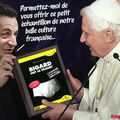 Le pape Benoit XVI comblé de cadeaux par Nicolas Sarkozy