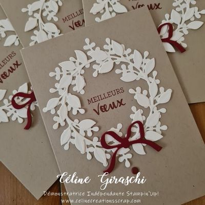 Cartes Vœux en couronne