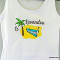 broderie moderne : On the beach !