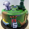 Gâteau dinosaures