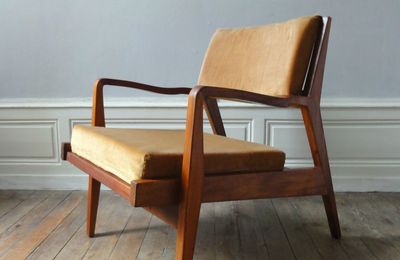 FAUTEUIL SCANDINAVE ANNEES 50