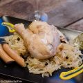 Choucroute au champagne et poulet