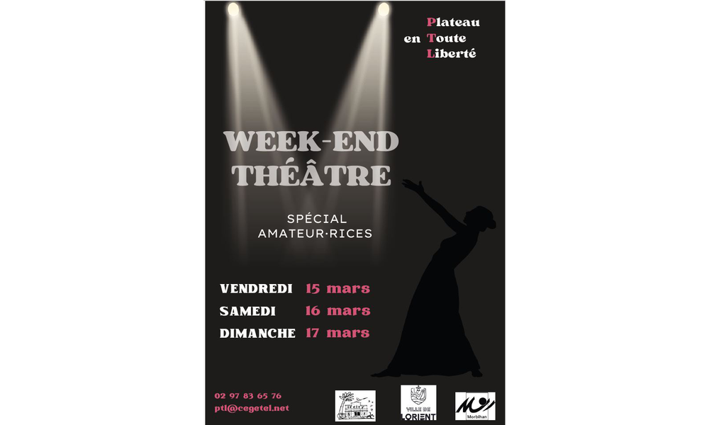 PROGRAMMATION WEEKEND 15/16/17 MARS