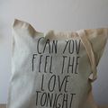 Tote bag "can you feel the love tonight?"