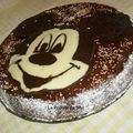 Gâteau Mickey Mousse - Moelleux au chocolat (décoré avec la métode de chane) 