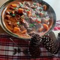 goulash de boeuf et courge muscade