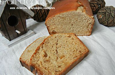 Pain d'épices { aux écorces d'oranges confites }, la saison de Noël et ses préparatifs est lancée !