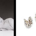 Lauren Hutton & David Webb Earclips