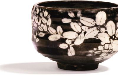 Chawan [bol à thé] en grès émaillé, Japon, Epoque Edo, XIXe siècle