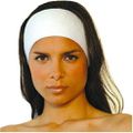 Stretch Terry Spa Headband with Double Velcro strips (4 Count/AH1003x4) 