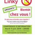 réunion publique stop Linky à Saint-Quentin-sur-le-Homme, mardi 11 juin 2019